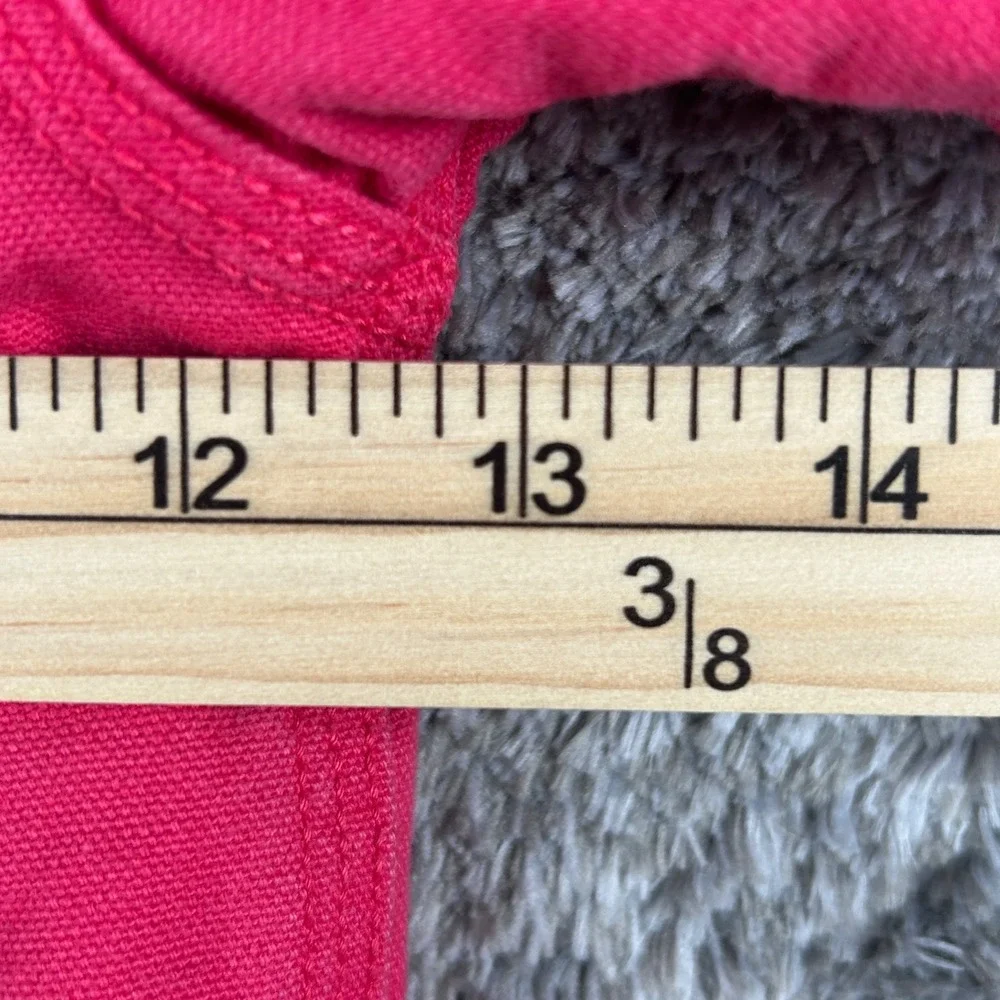 Carhartt‎ Canvas Hooded Jacket Kids 18M Pink Sherpa Lined Active Zip Up Coat